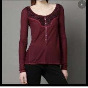 Free People Lightweight Thermal Henley Top